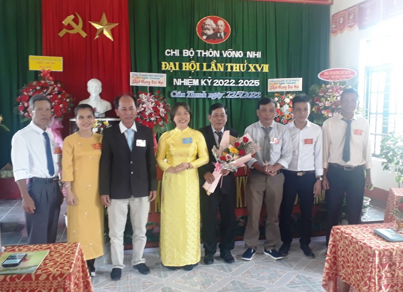 Đại hội chi bộ thôn Võng Nhi, xã Cẩm Thanh lần thứ XVII, nhiệm kỳ 2022 – 2025