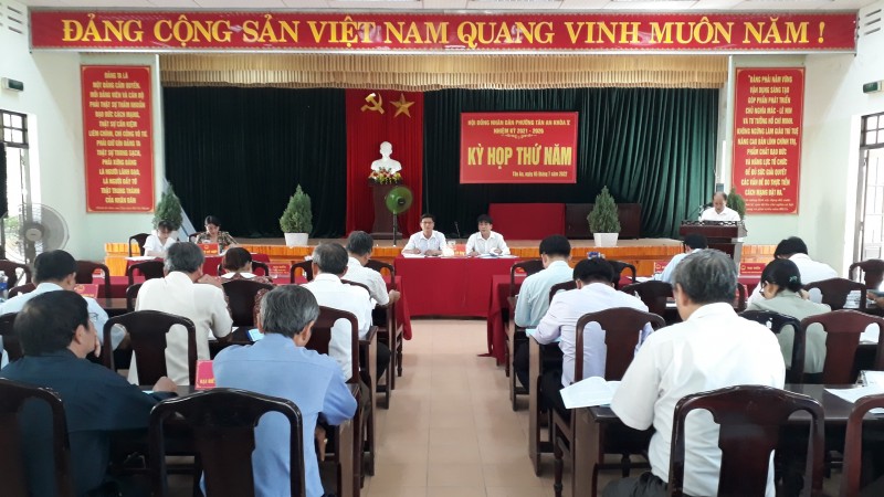 HĐND phường Tân An tổ chức kỳ họp thứ 5