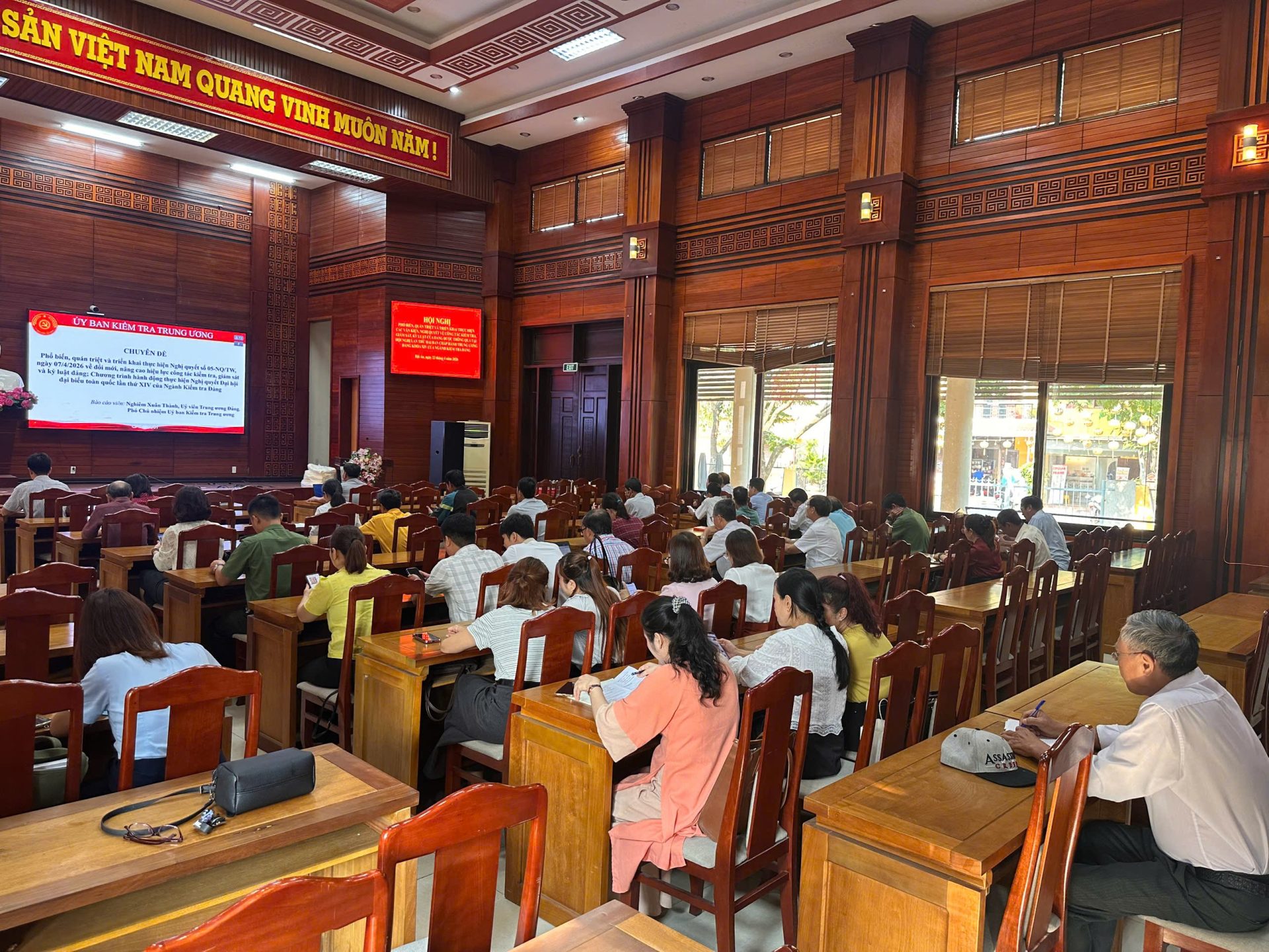 Hội An tổ chức hội nghị phổ biến, quán triệt các văn bản của Trung ương về công tác kiểm tra, giám sát.