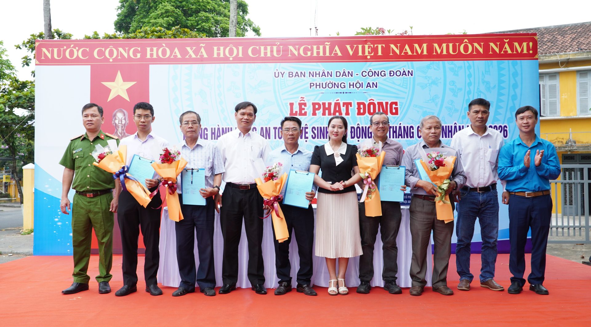 Phường Hội An phát động Tháng hành động an toàn, vệ sinh lao động và Tháng công nhân năm 2026