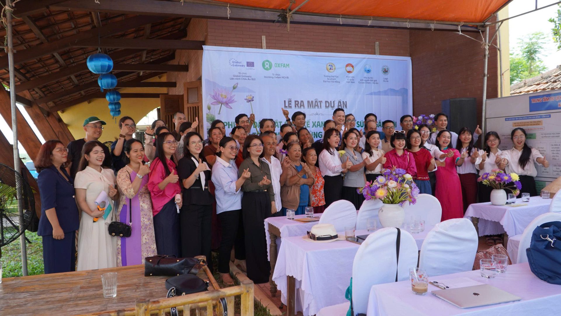 Khởi động dự án sinh kế xanh từ hoa súng tại phường Hội An