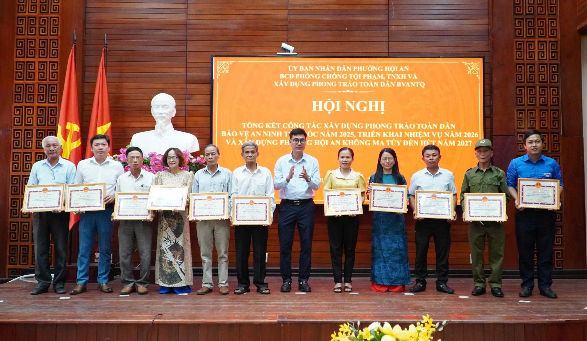 Hội An tổng kết phong trào Toàn dân bảo vệ an ninh Tổ quốc, triển khai nhiệm vụ năm 2026