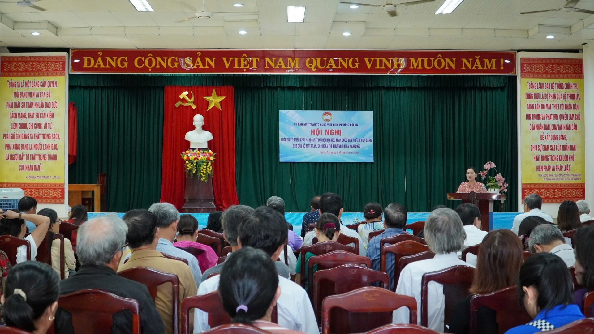 Phường Hội An tổ chức hội nghị quán triệt nghị quyết đại hội XIV của đảng và tuyên truyền đề án “Hội An – Nhân tình thuần hậu”