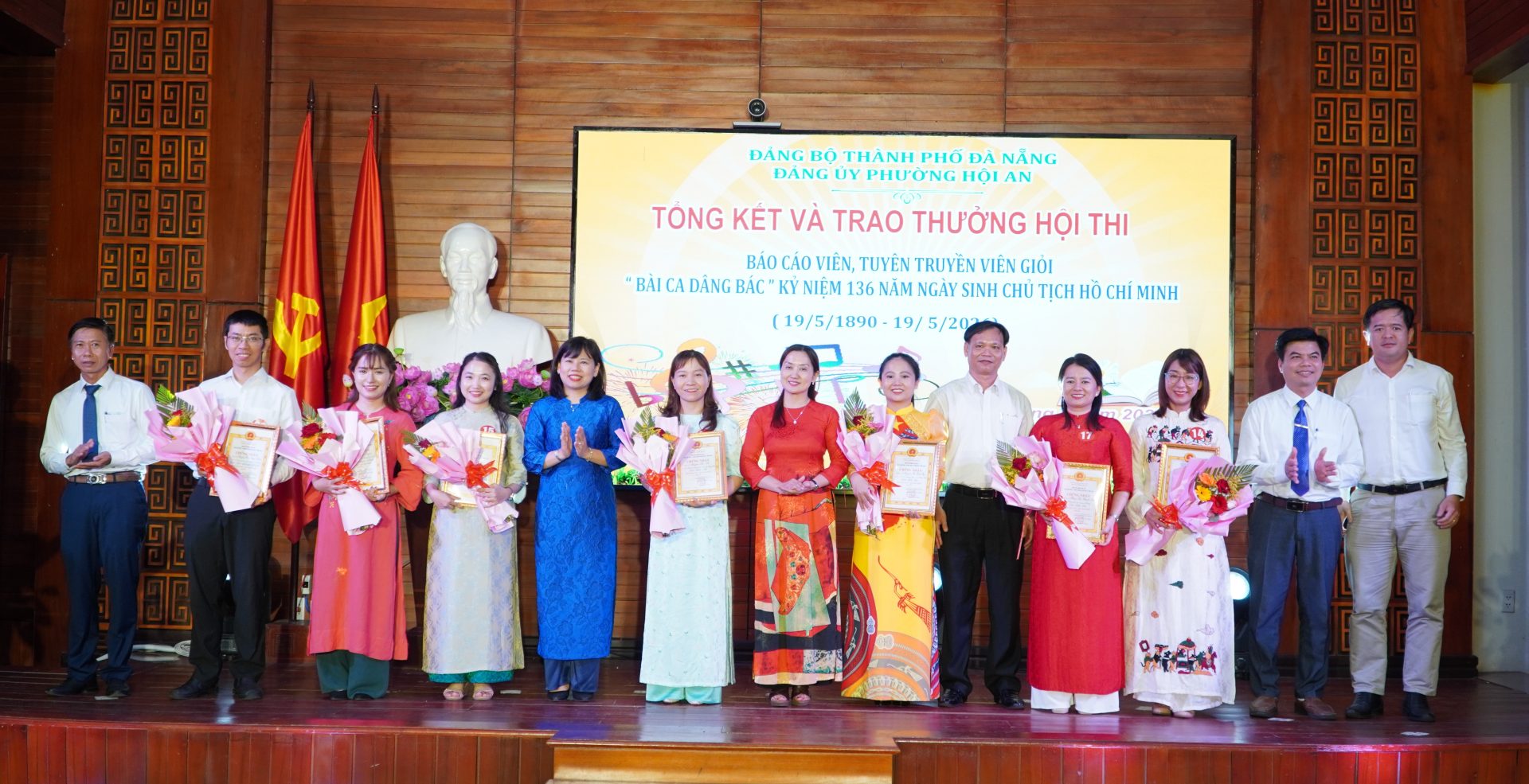 Phường Hội An tổng kết, trao thưởng Hội thi Báo cáo viên, tuyên truyền viên giỏi và “Những bài ca dâng Bác” năm 2026