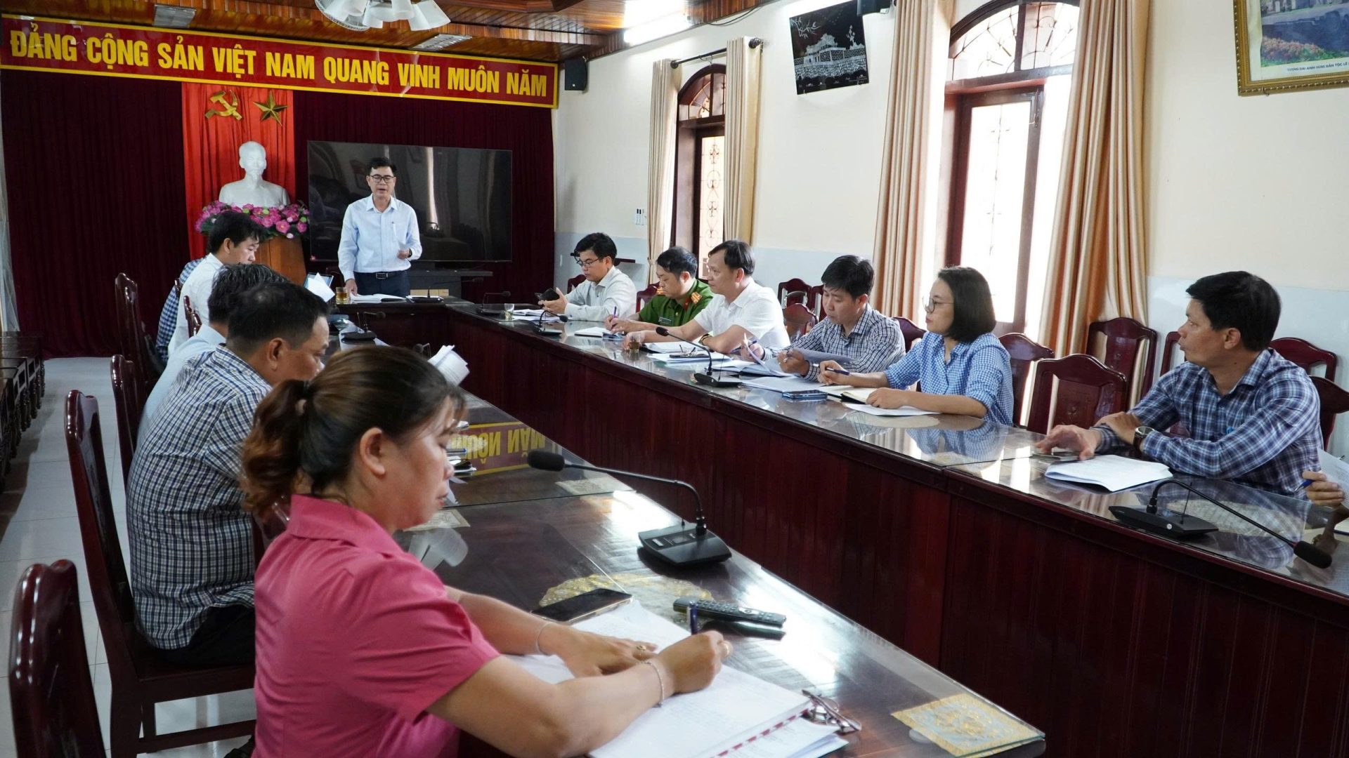 Đảng ủy phường Hội An đánh giá kết quả thực hiện công tác quản lý trật tự đô thị và xây dựng nếp sống văn minh đô thị.