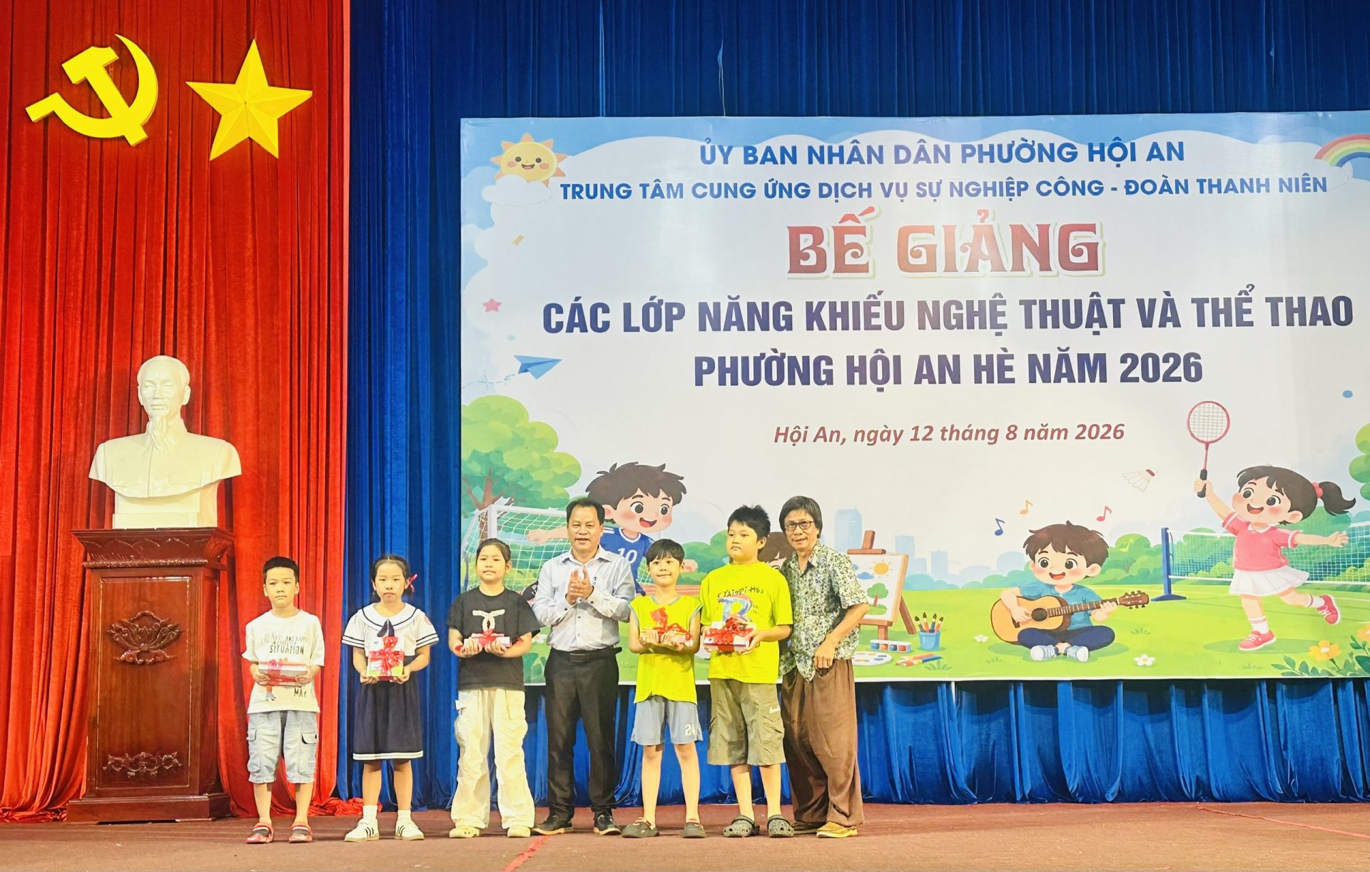 Phường Hội An bế giảng các lớp năng khiếu nghệ thuật và thể thao hè năm 2026