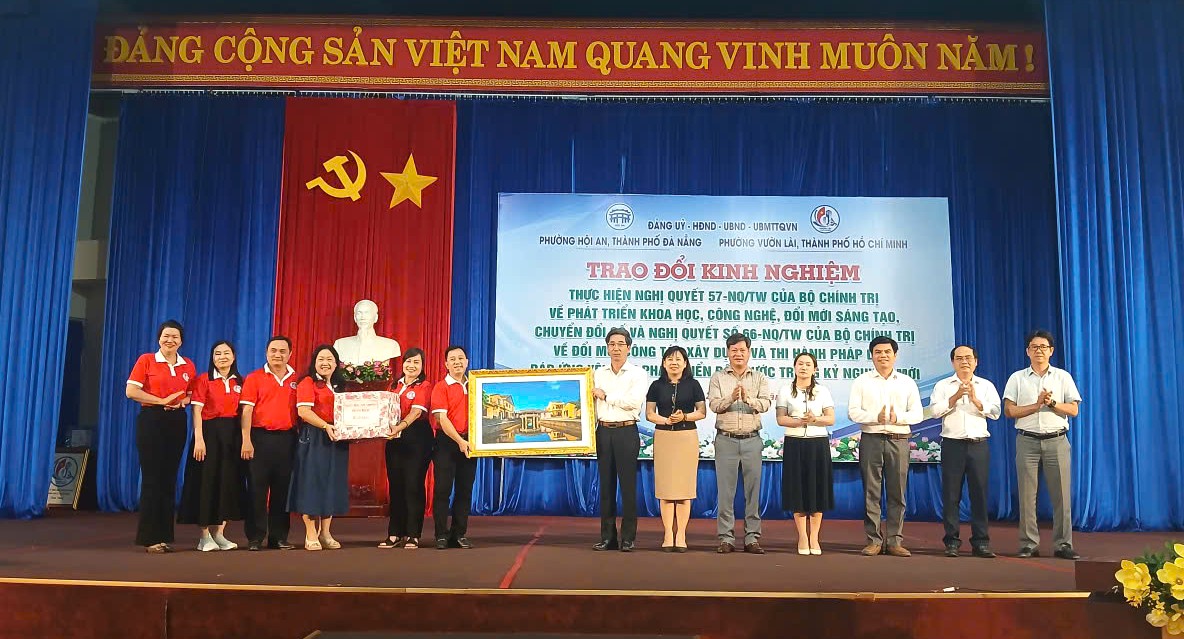 Phường Hội An – phường Vườn Lài tăng cường trao đổi kinh nghiệm, chia sẻ cách làm hay