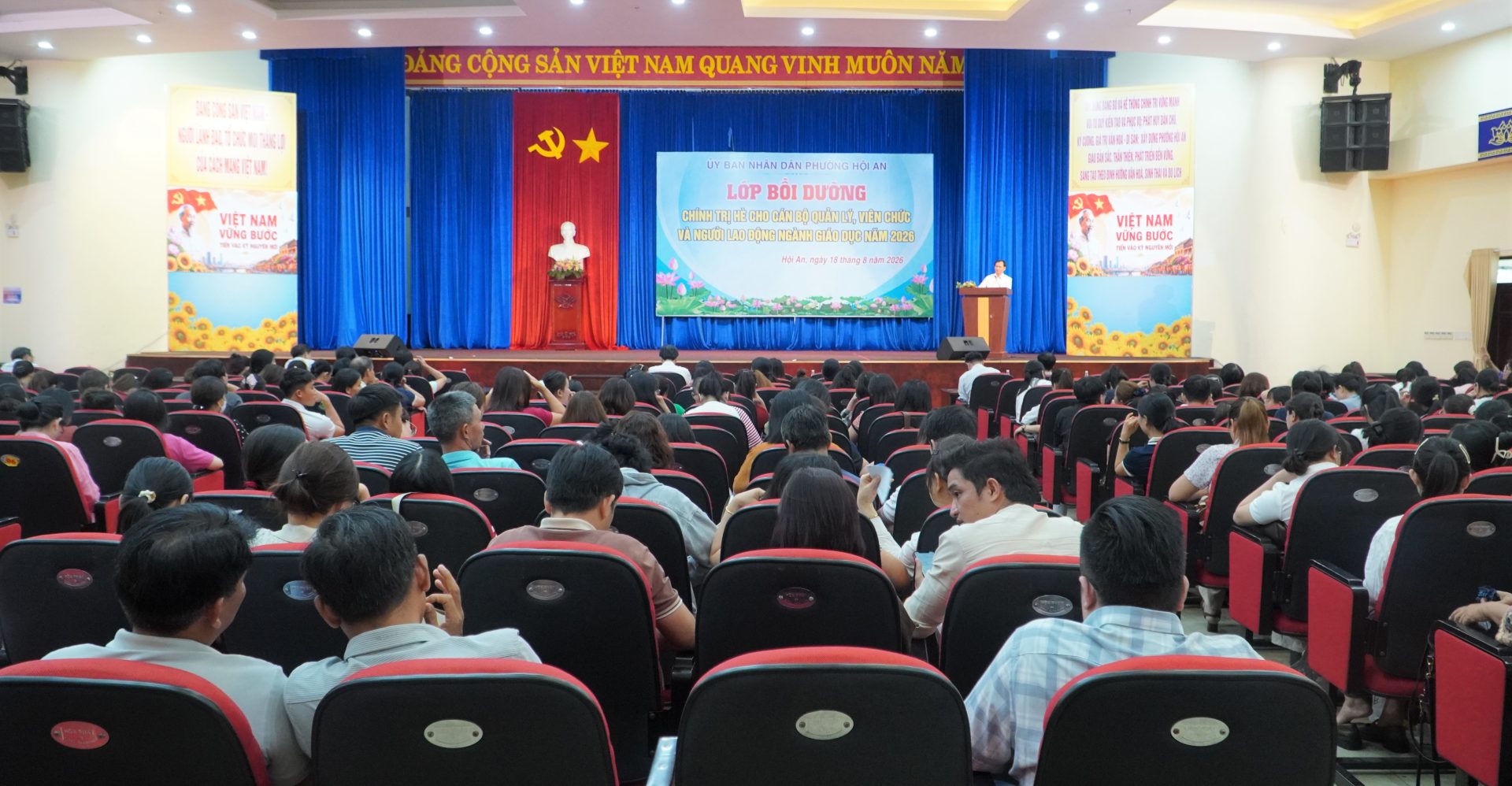Hội An tổ chức bồi dưỡng, tập huấn chính trị, pháp luật hè năm 2026