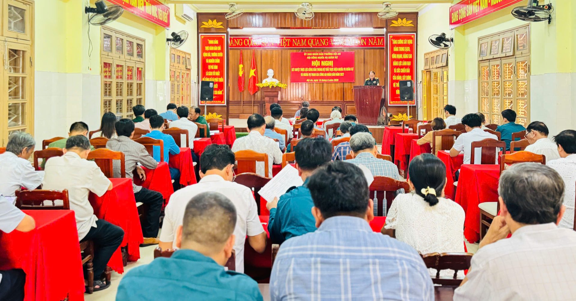 Phường Hội An xét duyệt thực lực công dân thực hiện nghĩa vụ quân sự và nghĩa vụ tham gia Công an nhân dân năm 2027