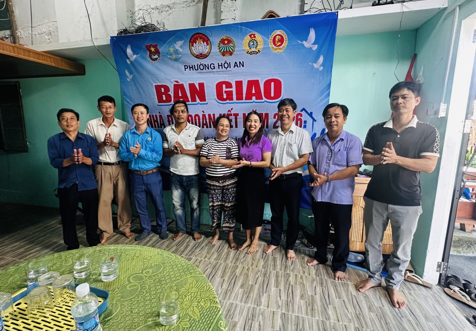 Phường Hội An bàn giao Nhà Đại đoàn kết cho gia đình có hoàn cảnh khó khăn