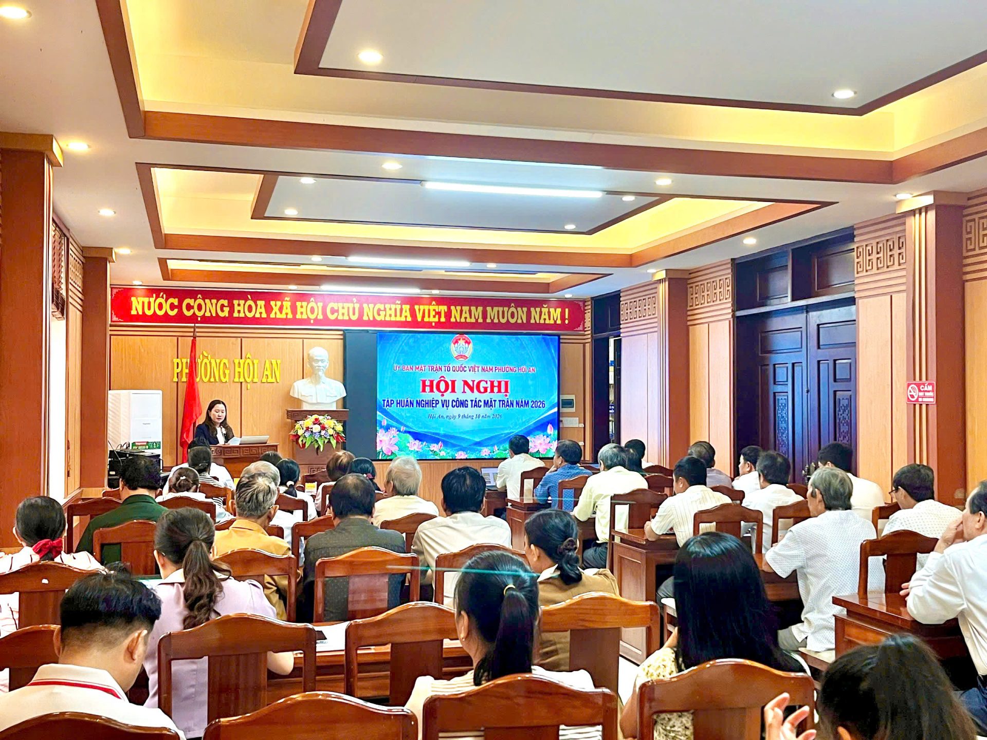 Mặt trận phường Hội An tập huấn công tác năm 2026
